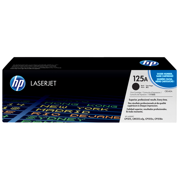 toner hp color laserjet cb540a negro