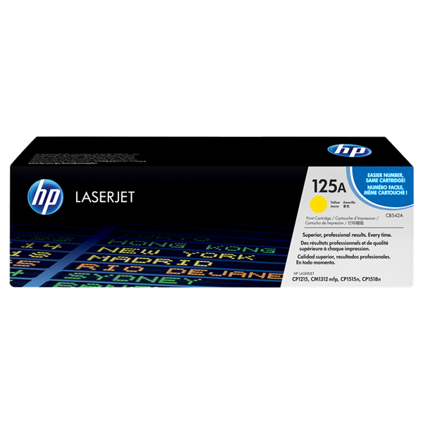 toner hp laserjet cb542a amarillo
