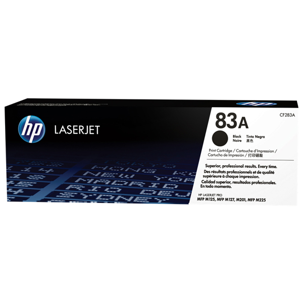 toner laser hp cf283a negro
