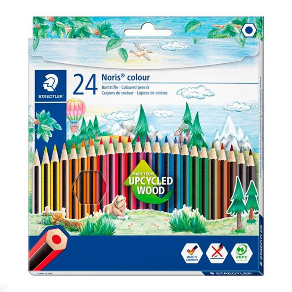 caixa 24 colors staedtler noris colour