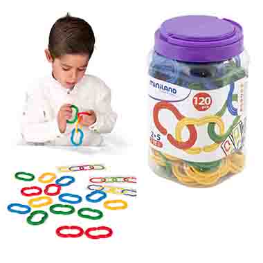 bote 120 anillas plastico de manipulacio