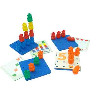 color bears 108 peces + 18 fitxes