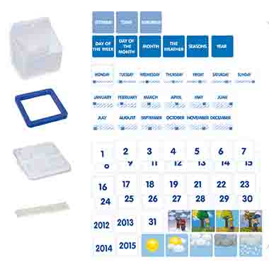 display visuakl calendario espaâ¥ol ingle