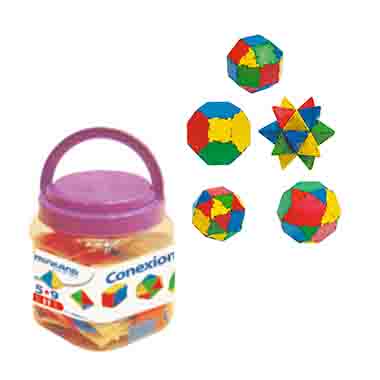 bote 54 piezas solidos platonicos