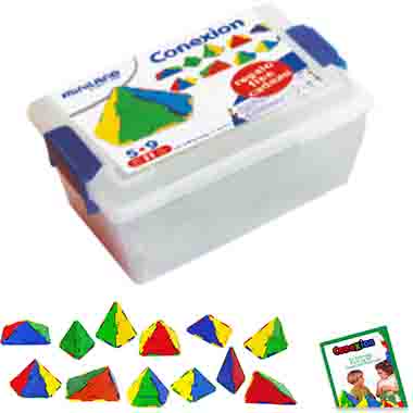 bote 53 piezas piramidales plastico