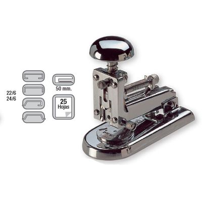 grapadora cromada m-5 casco 25h.
