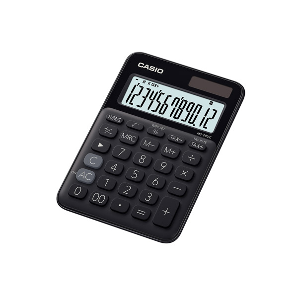 calculadora casio ms-20uc-bk negro