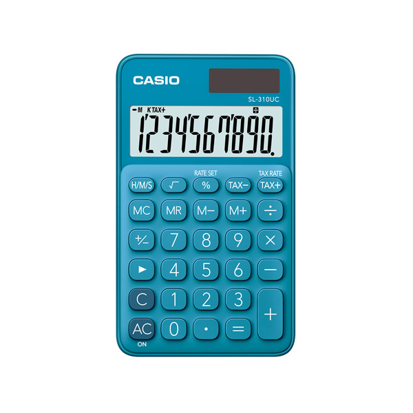 calculadora casio sl-310uc-bu azul
