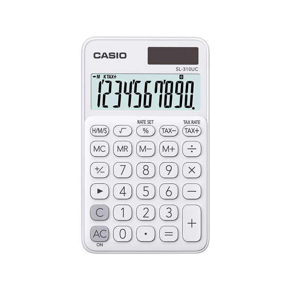 calculadora casio sl-310uc-we blanca
