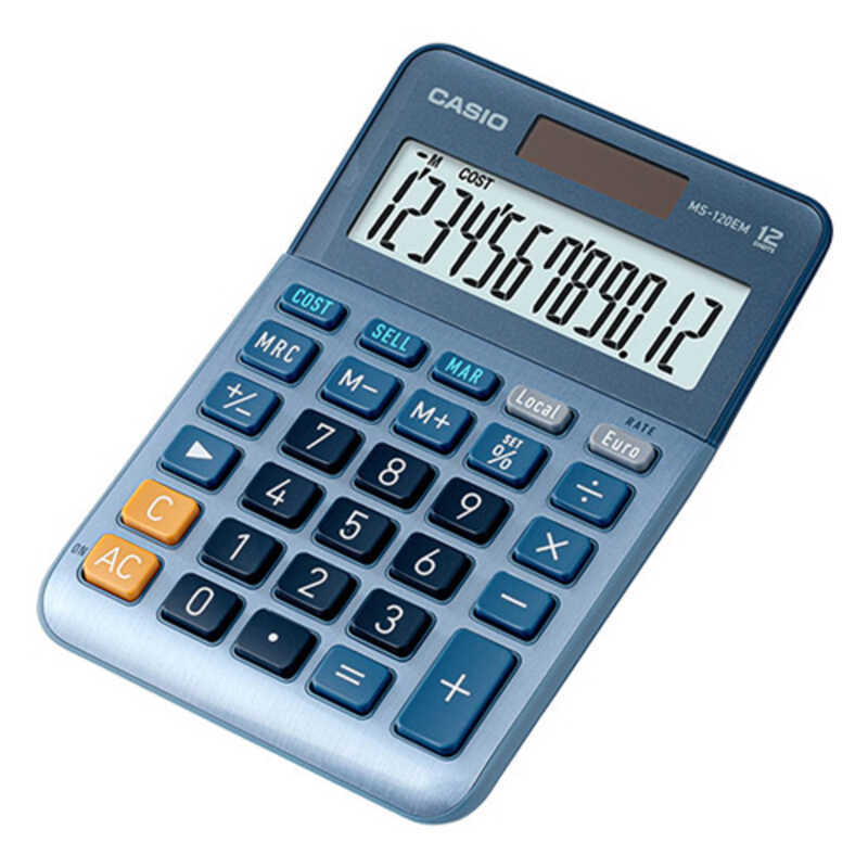 calculadora casio ms120terii 12 digitos