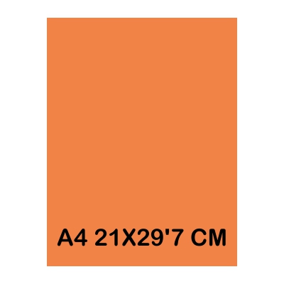 tapes cartolina a4 185gr mandarina