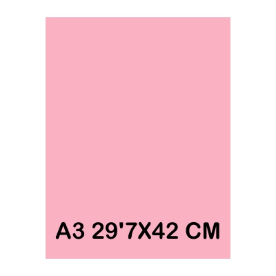 tapes cartolina a3 185g rosa