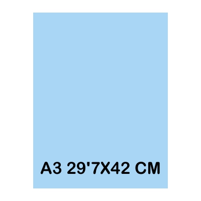 tapes cartolina a3 185g blau cel