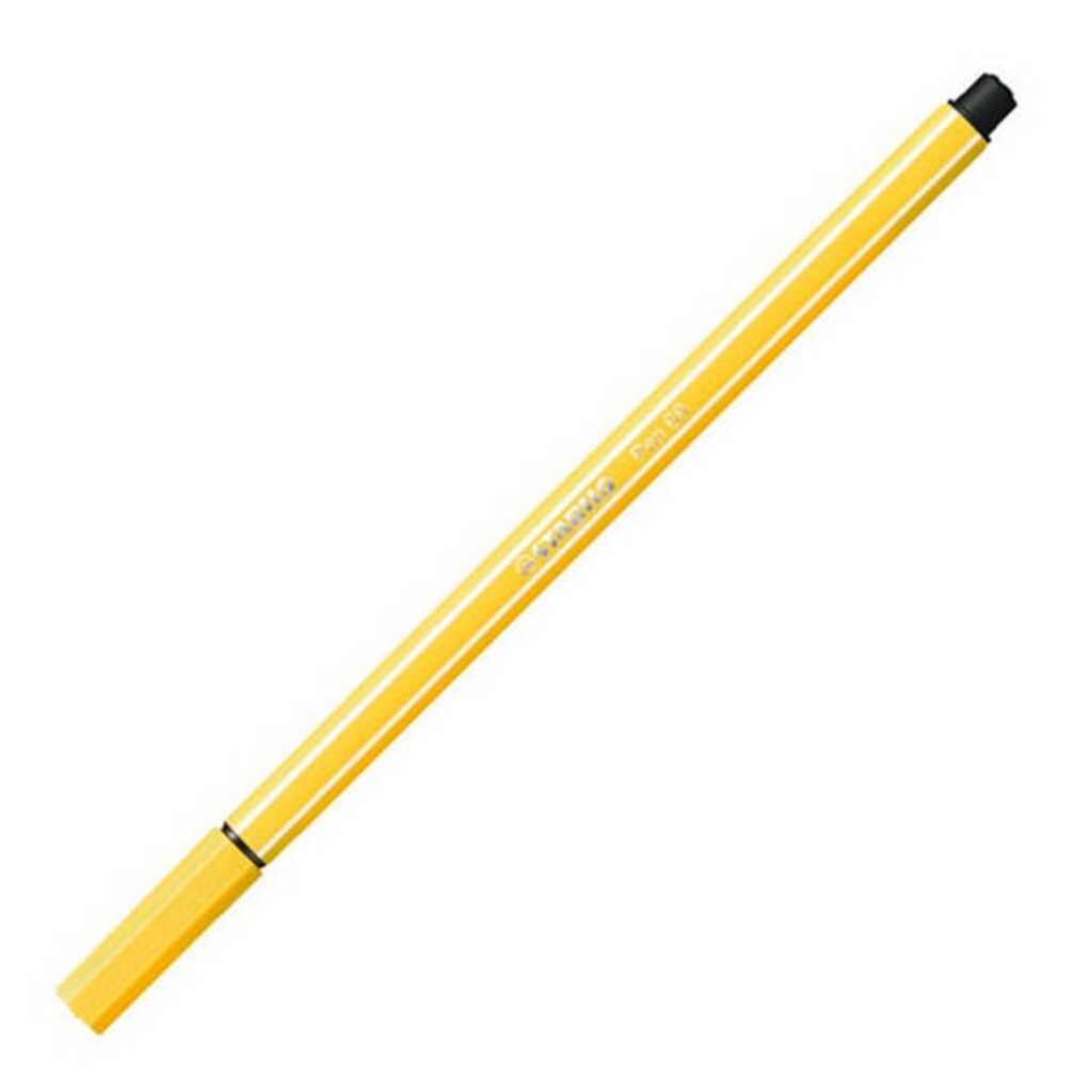 rotulador pen 68 amarillo stabilo