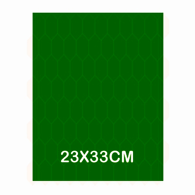 hoja papel nido de abeja verde fuerte