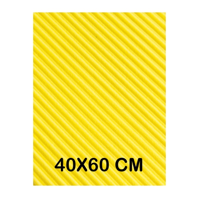 goma eva groga ondulada 60x40cm 2mm
