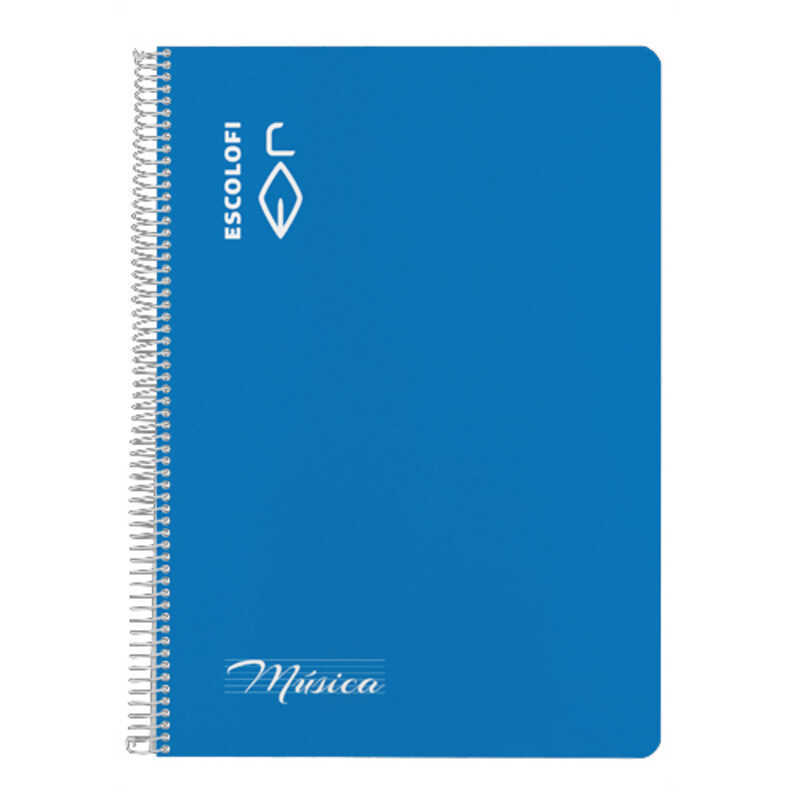 libreta musica folio plantada pent. 2mm.