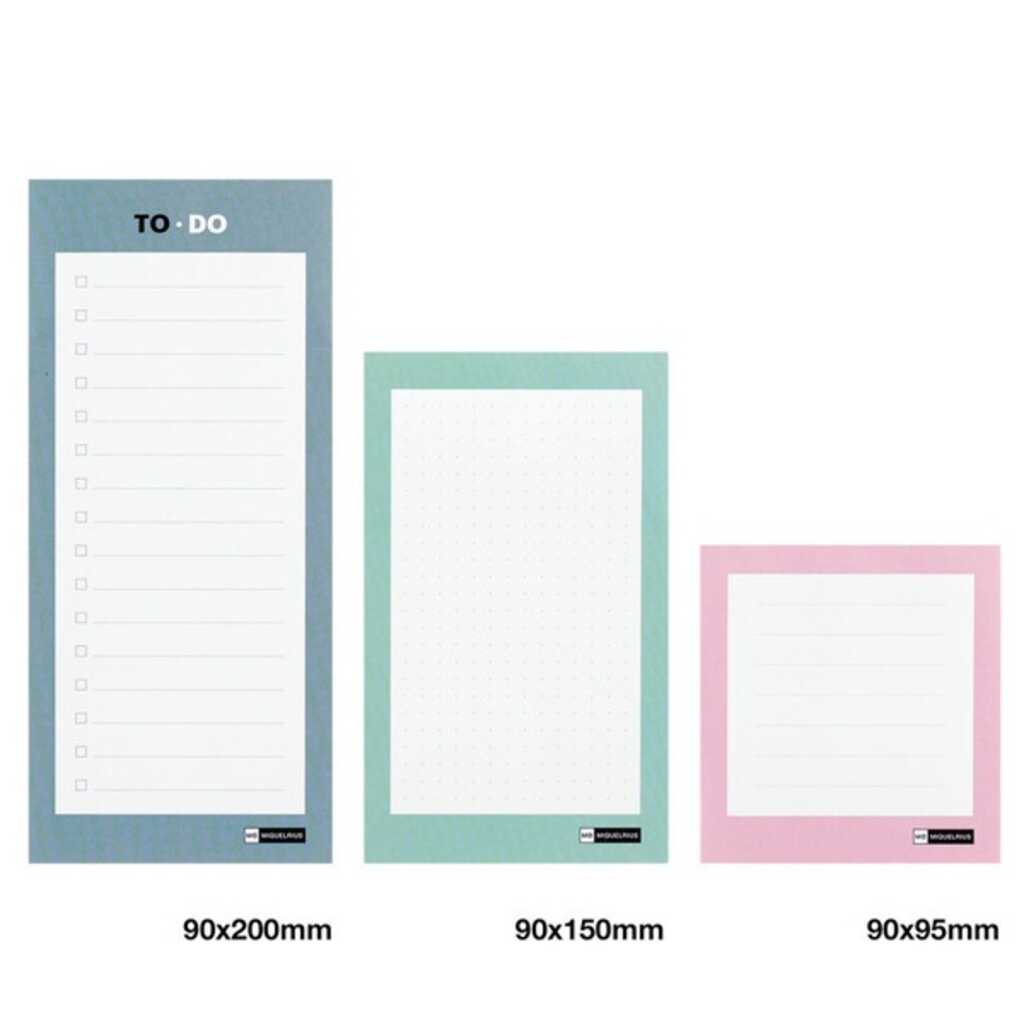 set de 3 blocs to-do