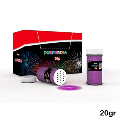 bote 20gr. purpurina fucsia