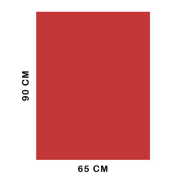 bolsa disfraces tejido 65x90 60g roja