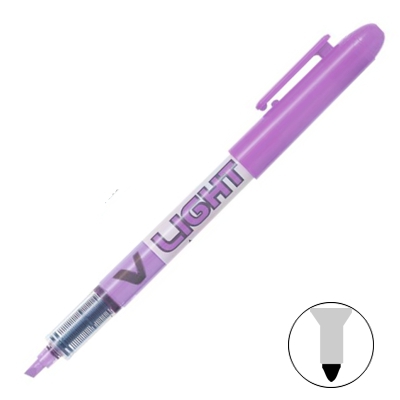 rotulador fluorescente violeta pilot