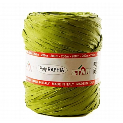 rollo 200m r5400 rafia verde flojo