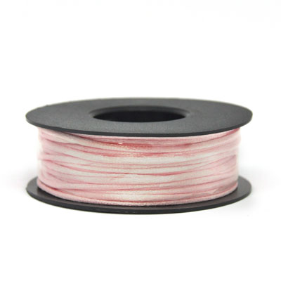 rollo cordon satinado 2mm rosa