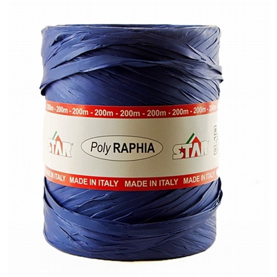 rollo 200m r5400 rafia azul fuerte