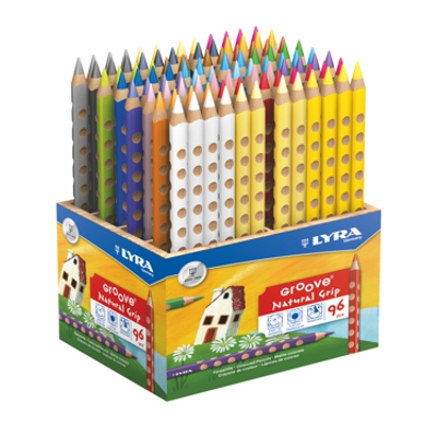 caja 96 colores schoolpack groove lyra