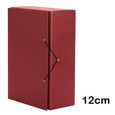 caja proyecto carton rojo 12 cm.