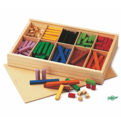 caja c/departamentos 300 regletas madera