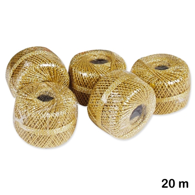 rollo 20m cordoncillo dorado