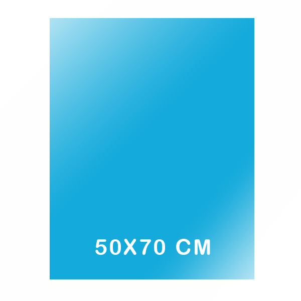 goma eva metal.litzada 50x70cm blau clar