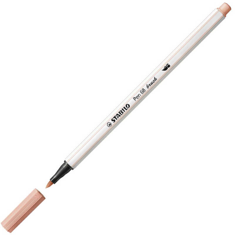 rotulador pen 68 brush naranja claro