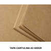 tapa cartolina a3 400gr color kraft