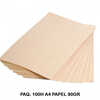 paq. 100h a4 papel 90gr kraft verjurado