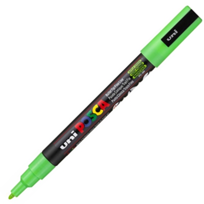 rotulador posca fino 3mm verde claro