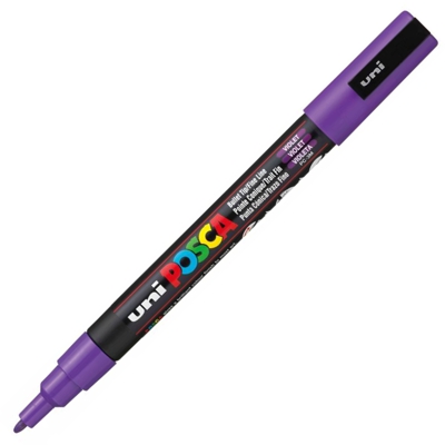 rotulador posca fino 3mm violeta
