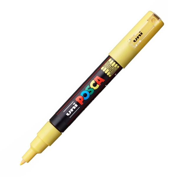 rotulador posca pc-1m amarillo