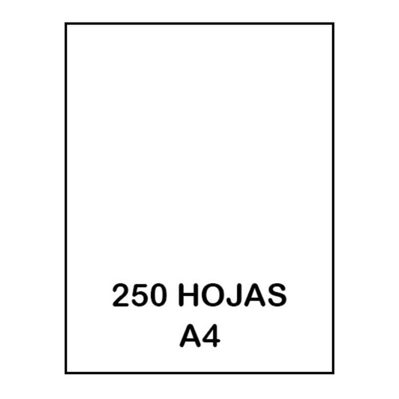 paquet 250f cartolines a4 185gr blanques