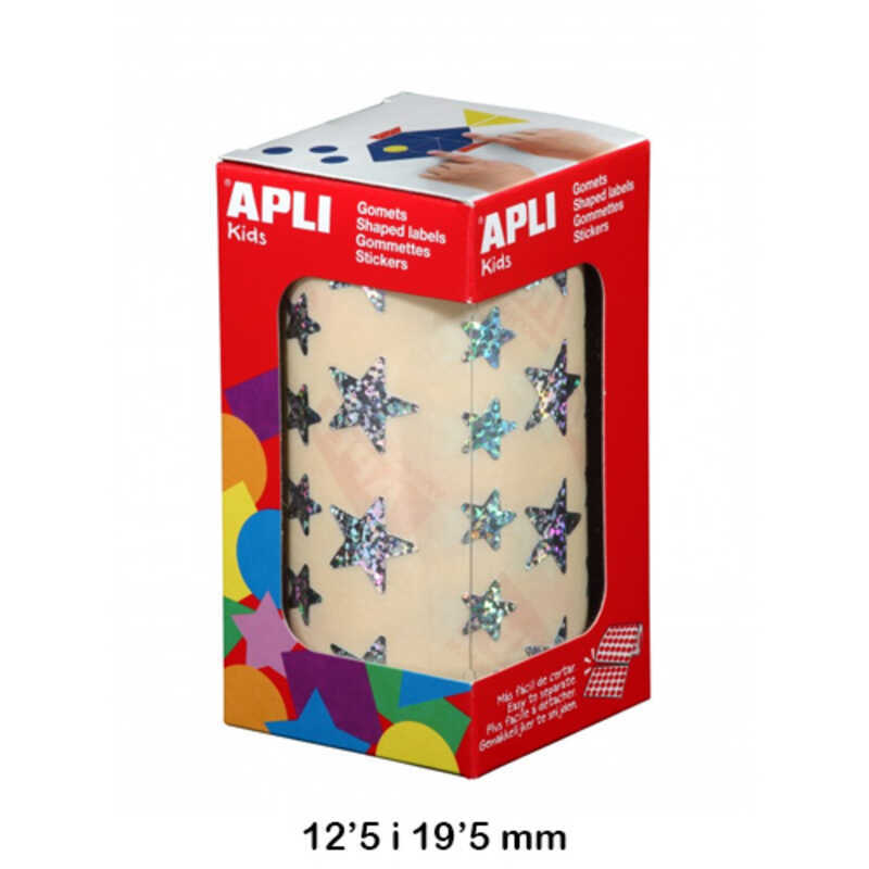 rollo gomets estrellas holograficas