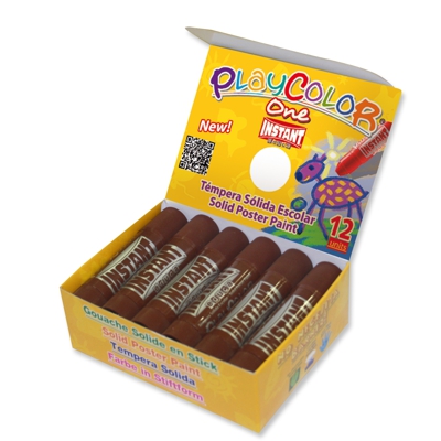 barra tempera playcolor marron fuert.10g