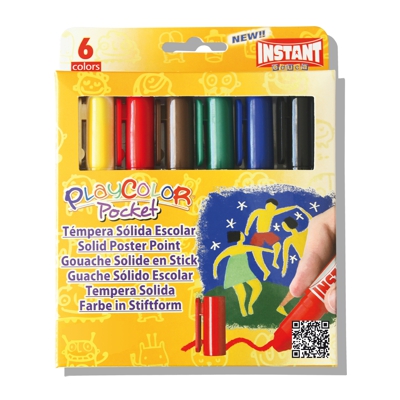 caja 6 tempera playcolor 5gr c/variados