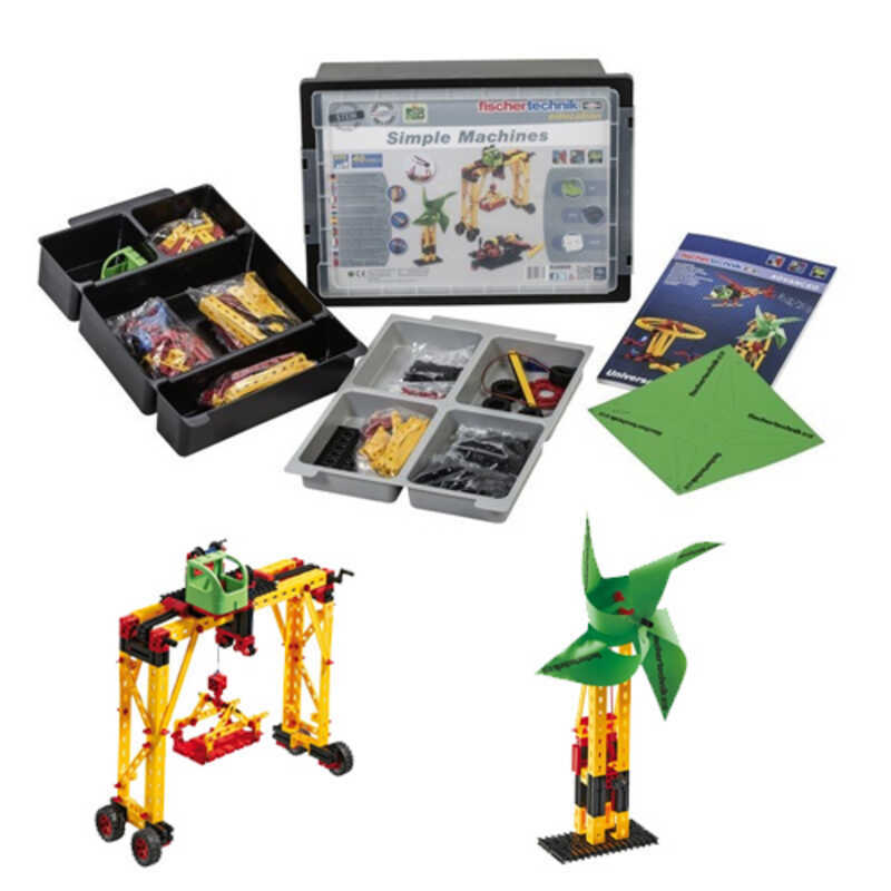 kit maquinas sencillas fischer technik