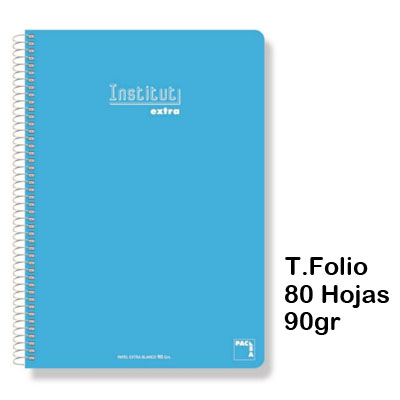 libreta t.folio t/dura 80h. 90gr. lisa
