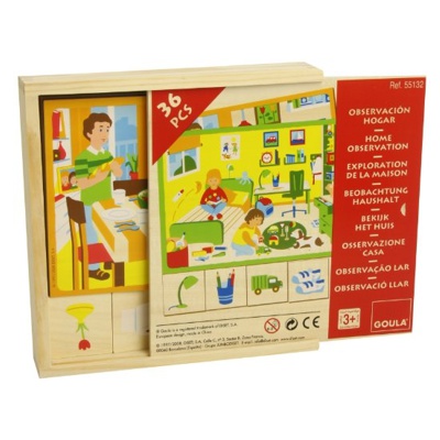 juego observacion objectos de casa