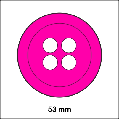 paquete 6uds botones 53mm fucsia
