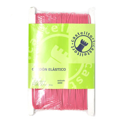 rollo 25m goma elastica 3mm fucsia