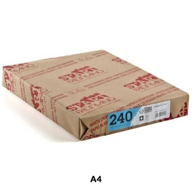 paq. 125h papel blanco star a4 240gr