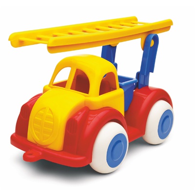 vehiculo de bomberos de plastico 28cm